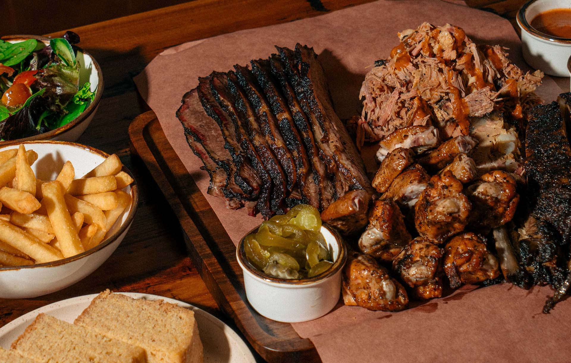 A T4 platter landing on the table